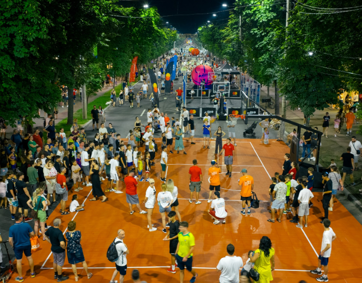 Sibiul a intrat în joc: Peste 15.000 de participanți la prima ediție BCR Sport Arena Streetball